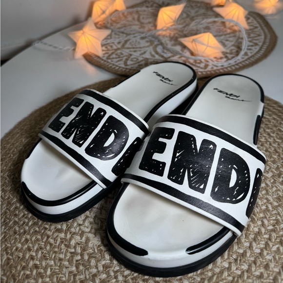 Fendi Shoes - Fendi x Joshua Vibes collaboration slides. Size 40 EU. Barely worn